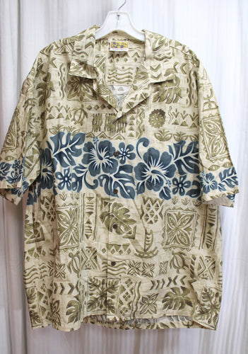 Men's Winnie Fashion (Hawaii) - Polynesian Print Hawaiian Shirt - Size 2XL