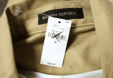 Load image into Gallery viewer, Banana Republic - Cotton/Linen Blend Sleeveless Tan Khaki Cargo Dress - Size M (w/ tags)