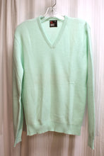 Load image into Gallery viewer, Men&#39;s Vintage - Robert Bruce - V-Neck Mint Green Pullover Sweater - Size M