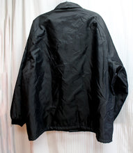 Load image into Gallery viewer, Men&#39;s Vintage - Weather Breaker - Black Faux Fur Insolated Snap Front Nylon Jacket - Size 3XL
