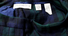 Load image into Gallery viewer, Vintage - Marisa Christina - Blue &amp; Green Plaid Flannel Pants - Size 4 (Vintage)