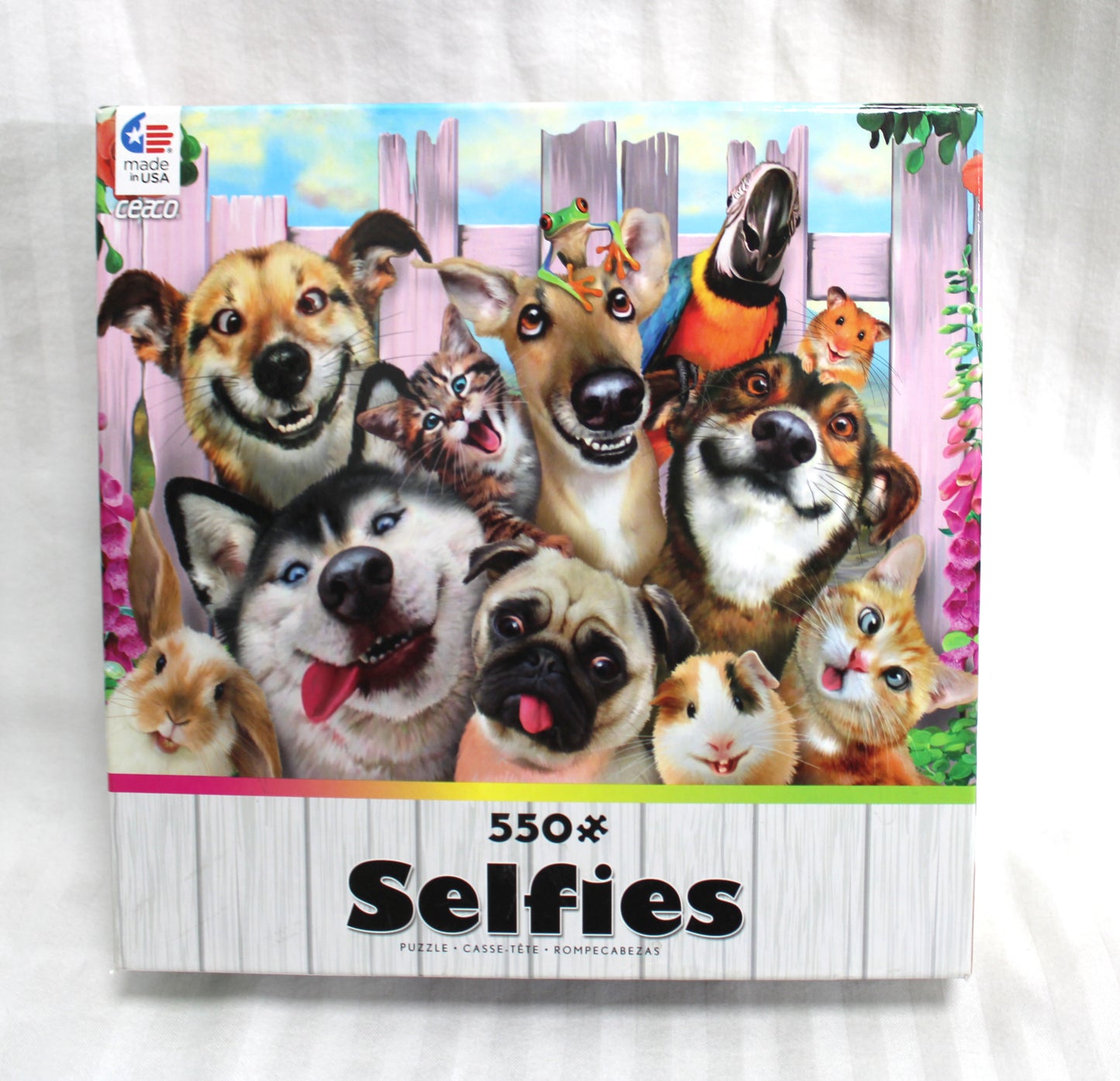 Ceaco - "Selfies" Humorous Dog Puzzle - 24"x18" 550 Puzzle