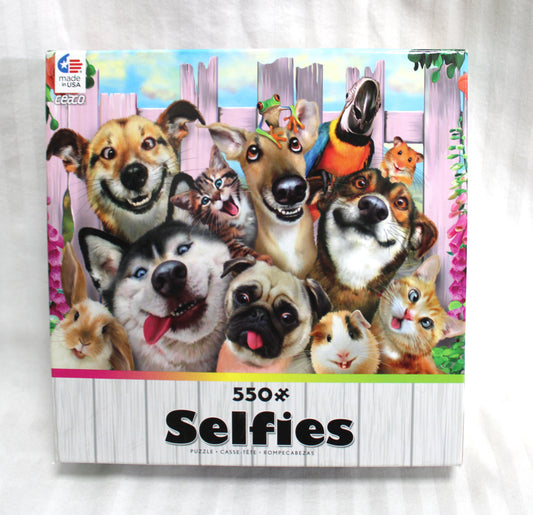 Ceaco - "Selfies" Humorous Dog Puzzle - 24"x18" 550 Puzzle
