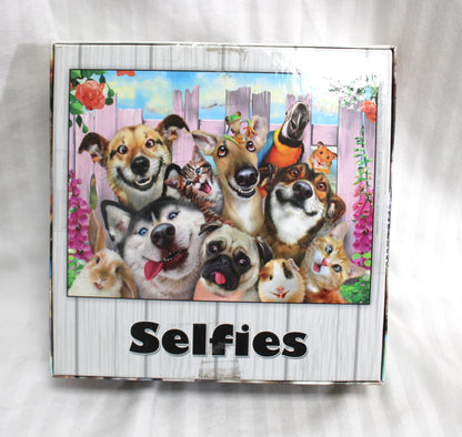 Ceaco - "Selfies" Humorous Dog Puzzle - 24"x18" 550 Puzzle