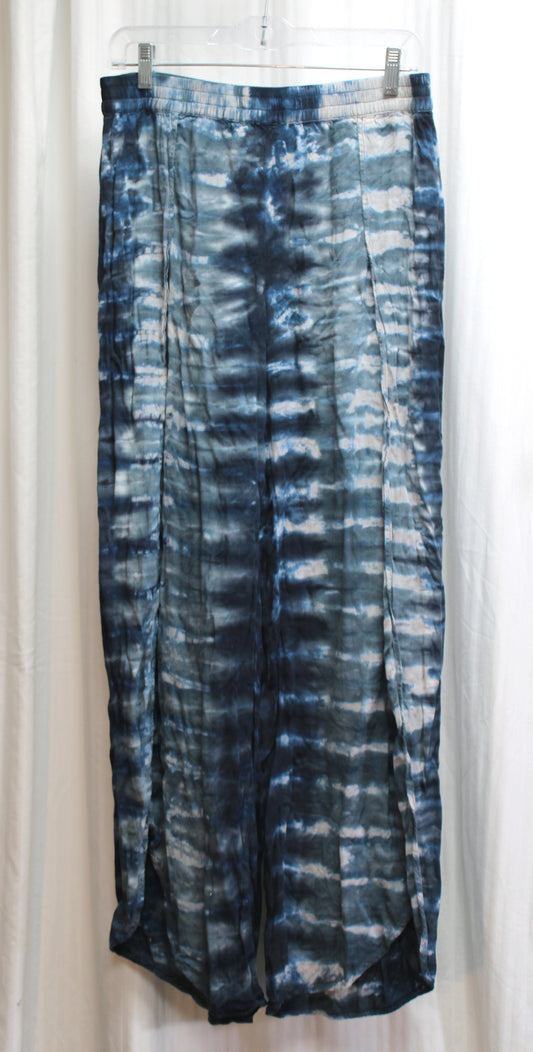 Young Fabulous & Broke - Split Wrap Legs Flowy Lounge Pants - Size L