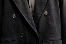 Load image into Gallery viewer, Vintage (Union Label) - Calvin Klein - Black Wool Coat - Size 6 (SEE MEASUREMENTS 20&quot; Shoulders)