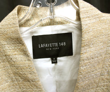 Load image into Gallery viewer, Lafayette 148 New York - Multitone Tan w/ Iridescent  Threads Blazer Jacket - Size 4