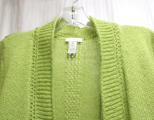 Load image into Gallery viewer, Chico&#39;s - Green Synthetic/Wool/Mohair Blend Cardigan Sweater - Size 0 (Small/8)