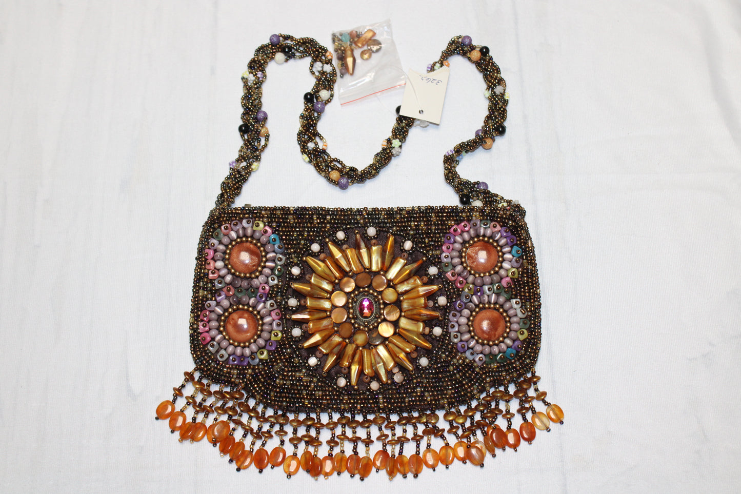 Beaded Sunburst Purse