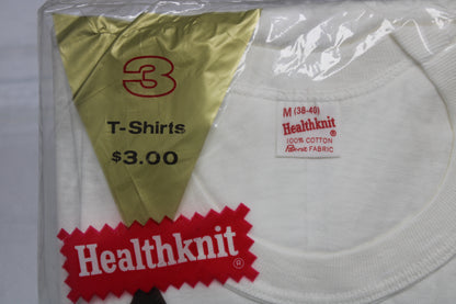 Vintage Healthknit 3-Pack White T-Shirts