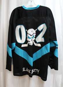 Silicon Valley Quakes - #02 Black Beauty Inline Hockey Jersey - Size XL
