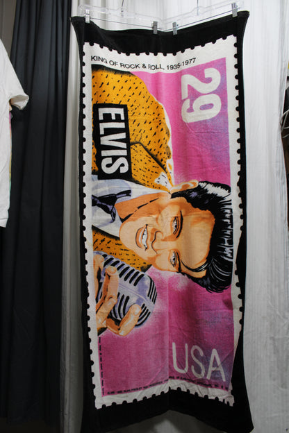 1992 Elvis Presley Beach Towel Postage Stamp 29 cents