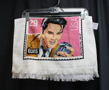 Load image into Gallery viewer, Vintage 1993 - Leshner Mills, Set of 2, 29 Cent Elvis Stamp Commemorative Tea Towels