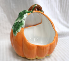 Load image into Gallery viewer, By Ganz - Ceramic Pumpkin Basket - 9.25h&quot; x 10w&quot;