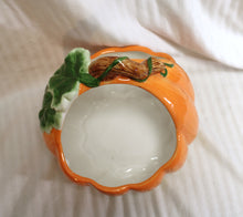 Load image into Gallery viewer, By Ganz - Ceramic Pumpkin Basket - 9.25h&quot; x 10w&quot;
