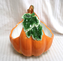 Load image into Gallery viewer, By Ganz - Ceramic Pumpkin Basket - 9.25h&quot; x 10w&quot;