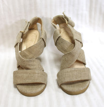 Load image into Gallery viewer, KariAng (Japan) Cork Wedge, Woven Wrap Sandal - Size 23 (US 6/6.5)