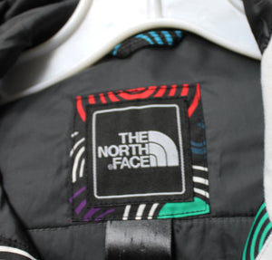 The North Face - Hooded Insolated Jacket, Hyvent, Black w/ Multicolor Circles - Zip Front - Size M