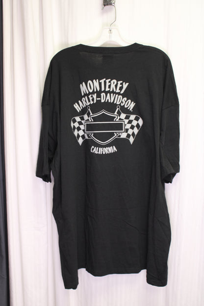 Harley-Davidson - Men's Skull Squad Short Sleeve T-Shirt - Monterey, CA Back Hit