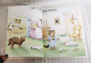Vintage 1988- Peter Rabbit and His Friends Word Book - Chatham River Press - Hardback Book