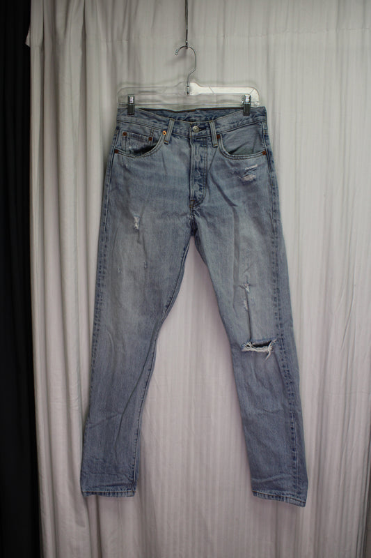 Levi's - Distressed 501 Jeans- Size "4"