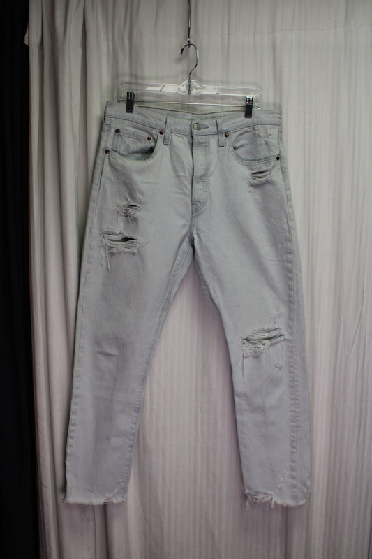 Levi's - Distressed 501 Jeans- Size "12"