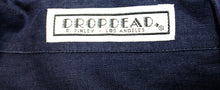 Load image into Gallery viewer, Men&#39;s Vintage - Drop Dead Collection by R. Finley -  2 PC, Navy Blue Linen, X-Long &amp; Slouchy Shirt &amp; Pants w/ Unique Buttons (SEE MEASUREMENTS- 36&quot; Unstretched Waist)