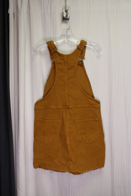 American Eagle Outfitters - Corduroy Jumper Overall Mini Dress - Size "M"