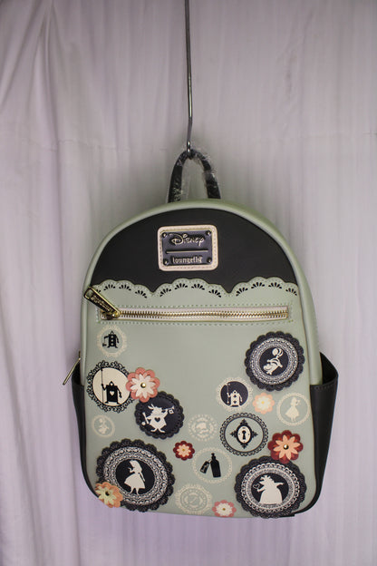 Loungefly - Disney Alice in Wonderland Backpack Doily Portraits Mini Backpack