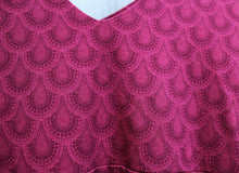 Load image into Gallery viewer, Kuhl - Raspberry, Scallop Print Short Sleeve T-Shirt Dress - Size M