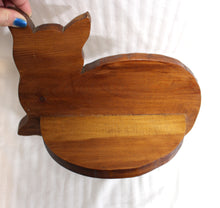 Load image into Gallery viewer, Handmade Wood Cat Silhouette Shelf 11&quot;