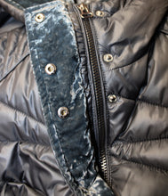 Load image into Gallery viewer, Marc New York, Andrew Marc - Gen Metal Gray, Velvet Lined Hood &amp; Detailing Puffer Coat - Size M