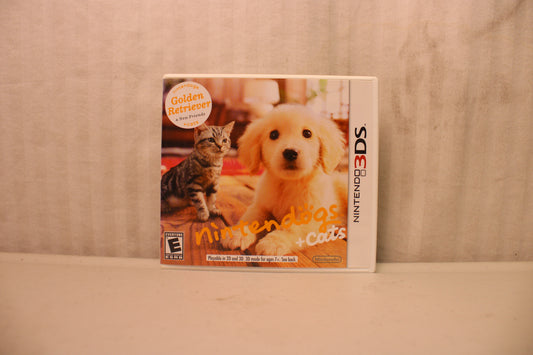 Nintendo 3DS - Nintendogs + Cats Golden Retriever & New Friends