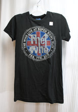 Load image into Gallery viewer, Junk Food, Winterland/ NFL - The Who Superbowl XLIV 2010 - Black Women&#39;s Cut Black T-Shirt - Size L (junior) w/ Tags