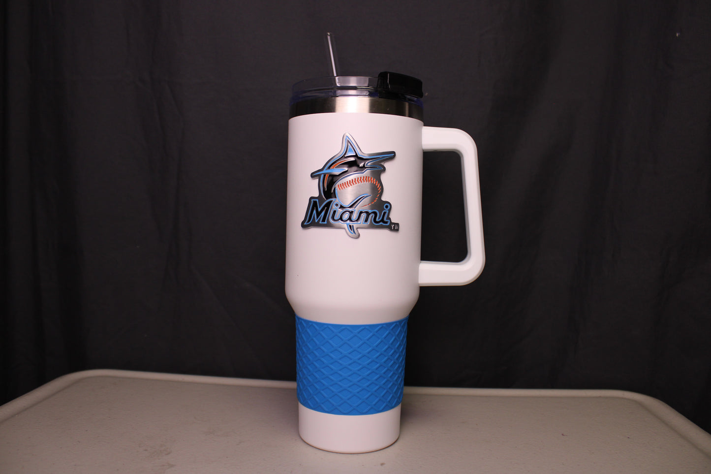 GAP1 - Miami Marlins 40oz Rambler Cup