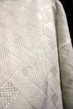 Load image into Gallery viewer, Vintage 80&#39;s/90&#39;s- Area by Tag - White Basket Weave  Pullover Sweater - Size L