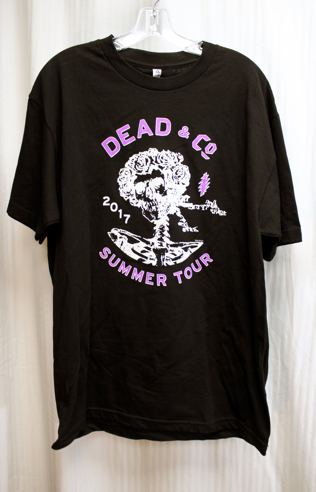 Dead & Co. 2017 Summer Tour 2-sided Black t-Shirt - Size L