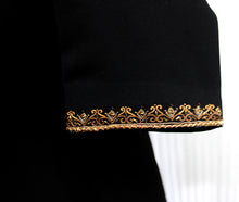 Load image into Gallery viewer, Men&#39;s - Formal Sherwani - Handmade w/ Metallic Embroidery &amp; Beading.  See Measurements - 18&quot; Shoulders, 19&quot; Chest (pit to pit)