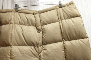 Vintage - Seattle Quilted MFG Co. - Tan Quilted Goose Down Insulated Winter Pants - 39.5" Waist (See Measurements)