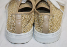 Load image into Gallery viewer, Tahari -&quot;Gene&quot; Tan Woven Sneaker Size 7.5