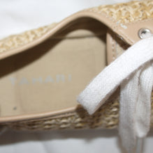 Load image into Gallery viewer, Tahari -&quot;Gene&quot; Tan Woven Sneaker Size 7.5