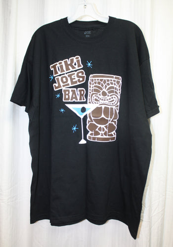Tiki Joes Bar - Black T Shirt - Size 2XL