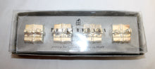 Load image into Gallery viewer, Set of 4 - Silver Metal Present Placecard Holders - Pottery Barn, San Francisco Store