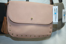 Load image into Gallery viewer, Cross Body Bag w/ Stud Hardware and Adjustable Shoulder strap (New w/ tags)