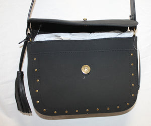 Cross Body Bag w/ Stud Hardware and Adjustable Shoulder strap (New w/ tags)