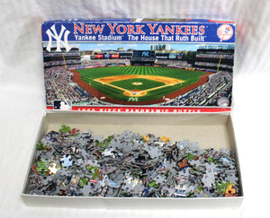 New York Yankees - Yankee Stadium "The House the Ruth Built" Master Pieces 1000 pc Panoramic Puzzle - 2013