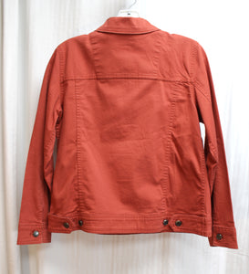 Appleseed's Petites - Light Weight Cinnamon Trucker Jacket - Size S (P)