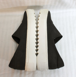 J/Slides - Black Platofrm Vegan Slip on Sneakers - Size 7M