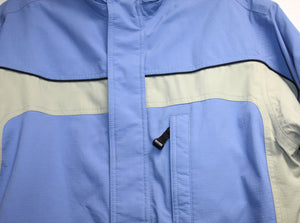 Obermeyer Winter Jacket - Blue & Tan Size Juniors 16